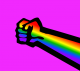 rainbow fist