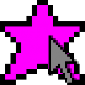 pixelstarpinkmousecursor